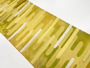 リサイクル　ヱ霞模様織出し袋帯